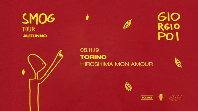 Giorgio Poi arriva all’Hiroshima Mon Amour di Torino